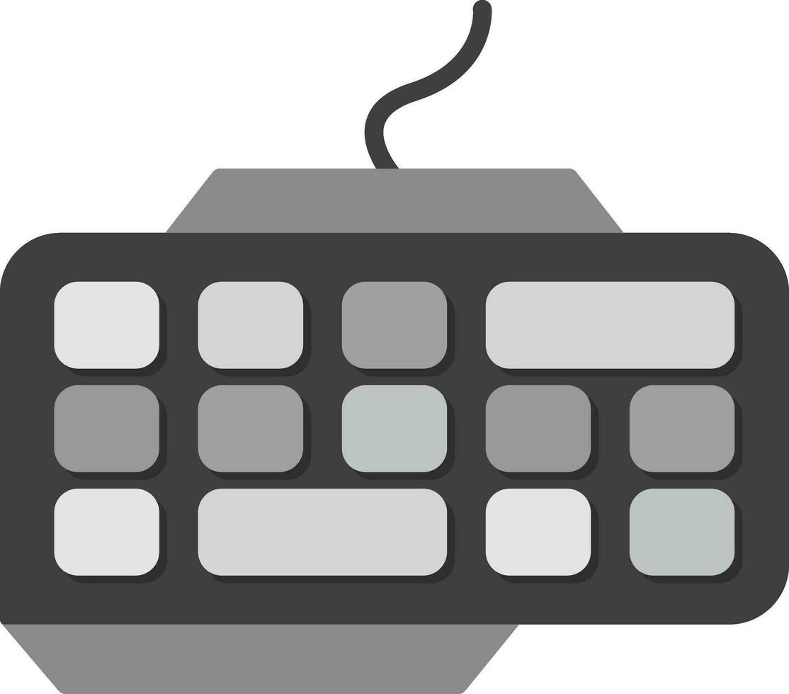 icono de vector de teclado