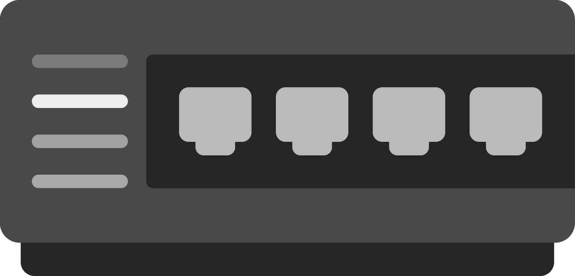 Network Hub Vector Icon