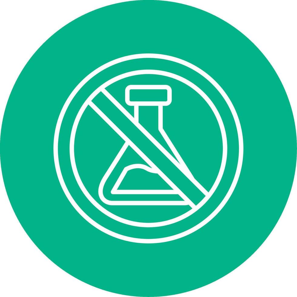 No Chemical Vector Icon