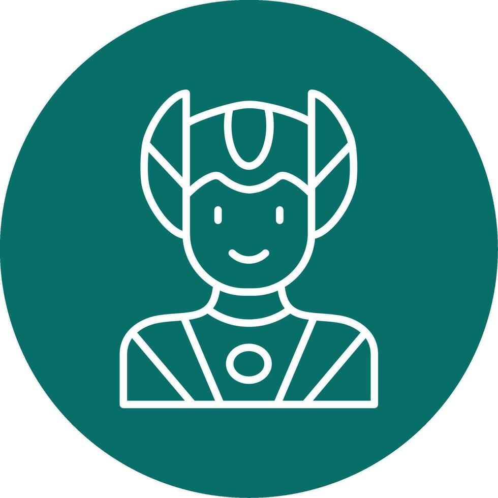 Superhero Vector Icon