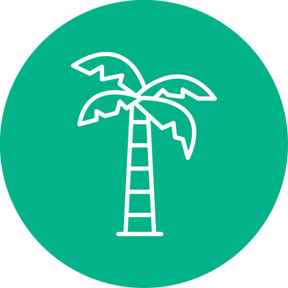 icono de vector de árbol de Palma