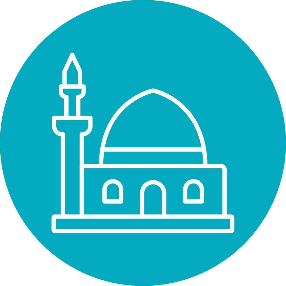 el profetas mezquita vector icono