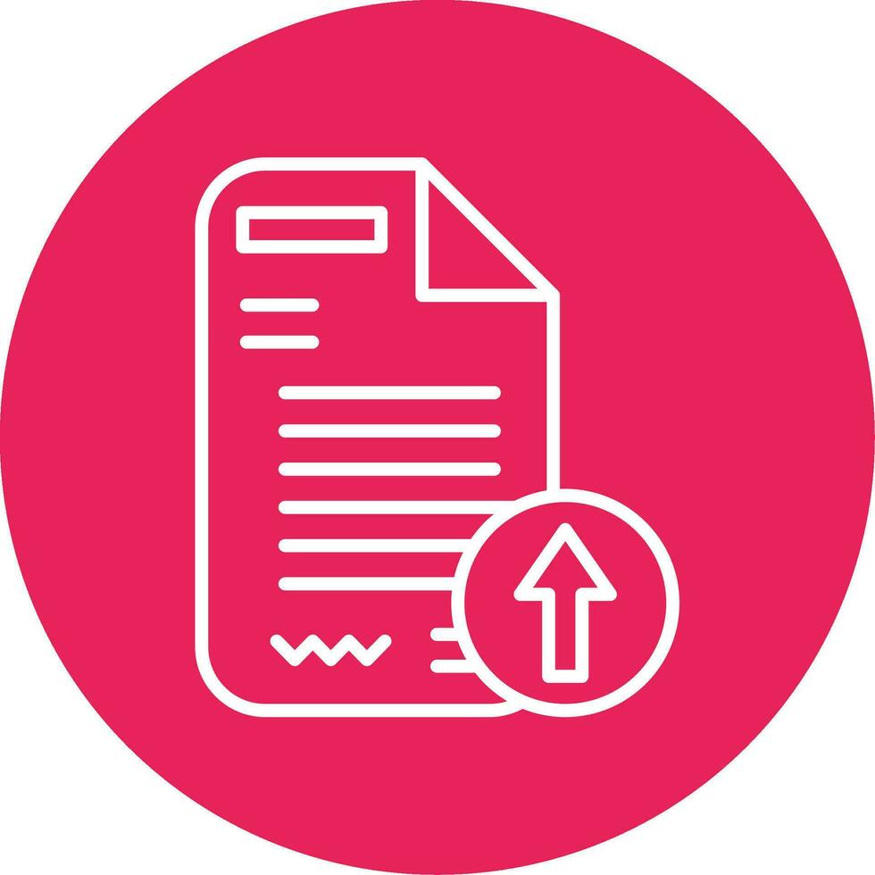 Upload File Vector Icon
