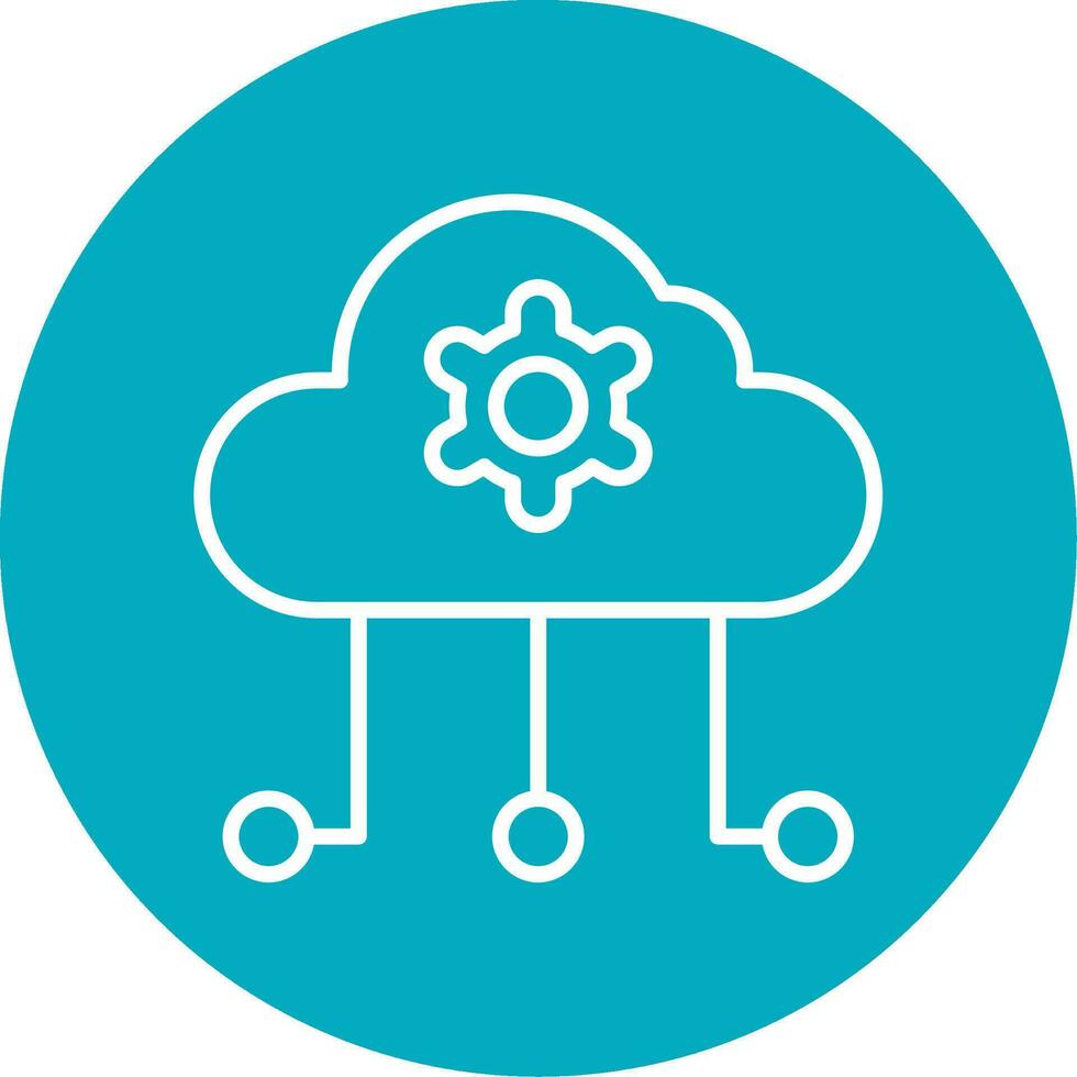 Cloud Computing Vector Icon