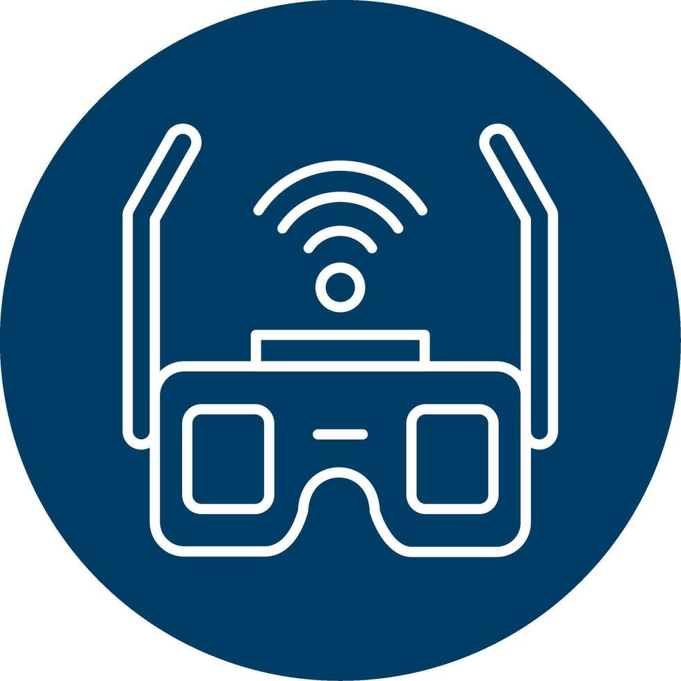 Smart Glasses Vector Icon