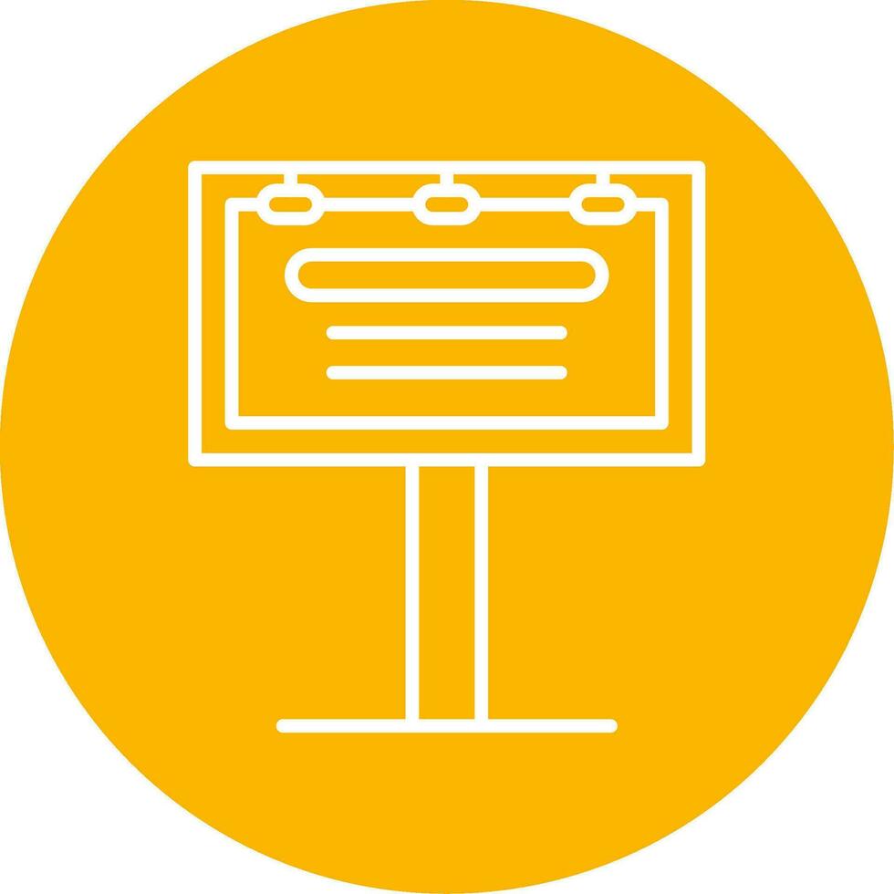 Billboard Vector Icon