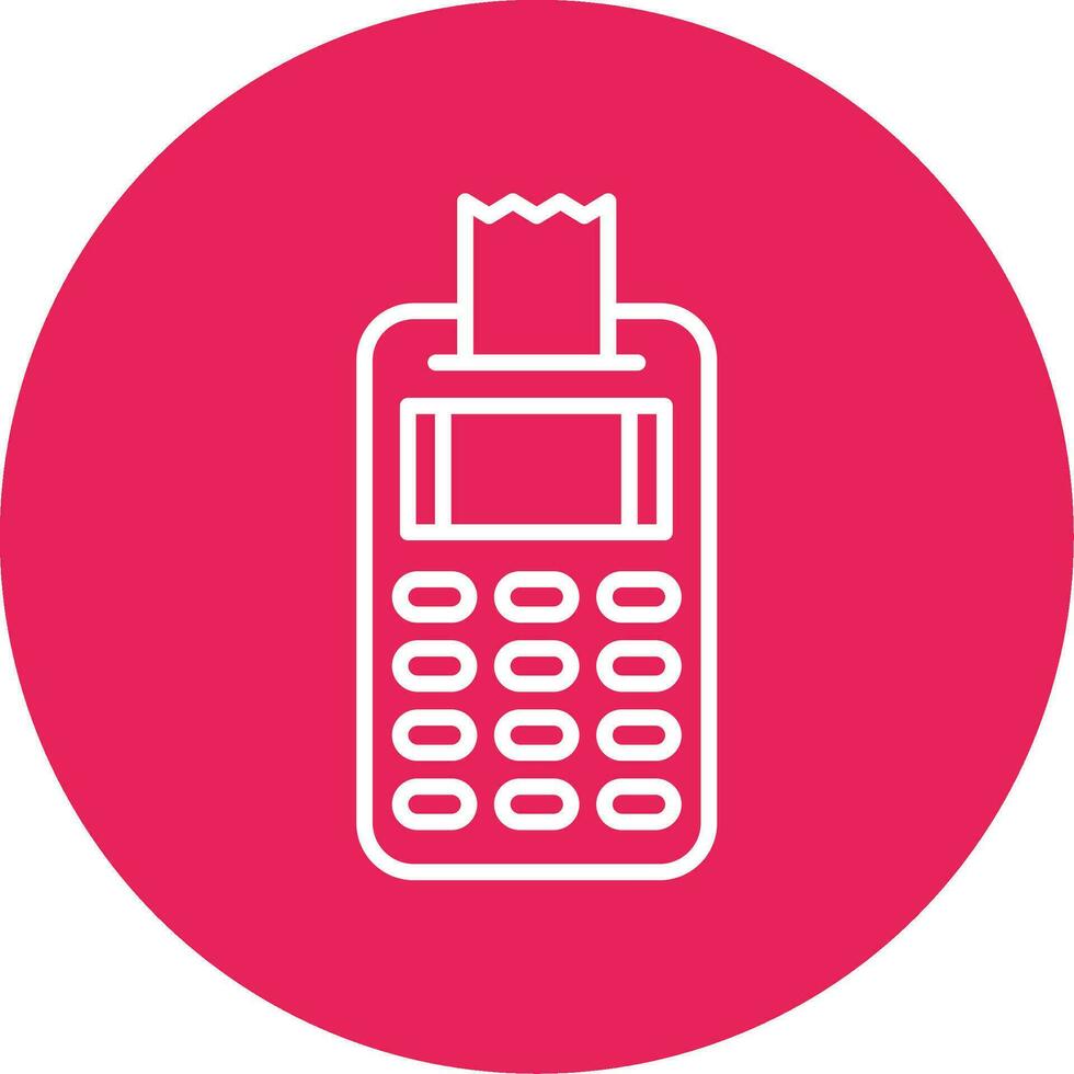 Pos Terminal Vector Icon
