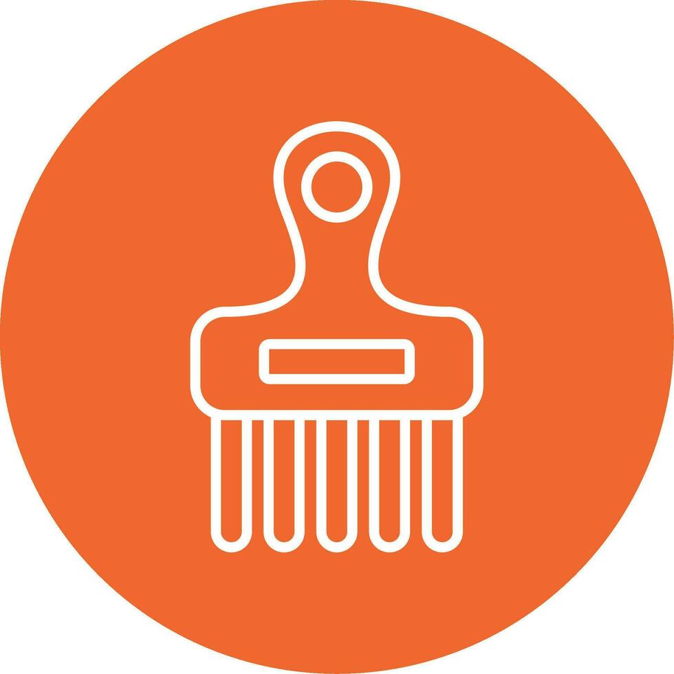 Afro Comb Vector Icon