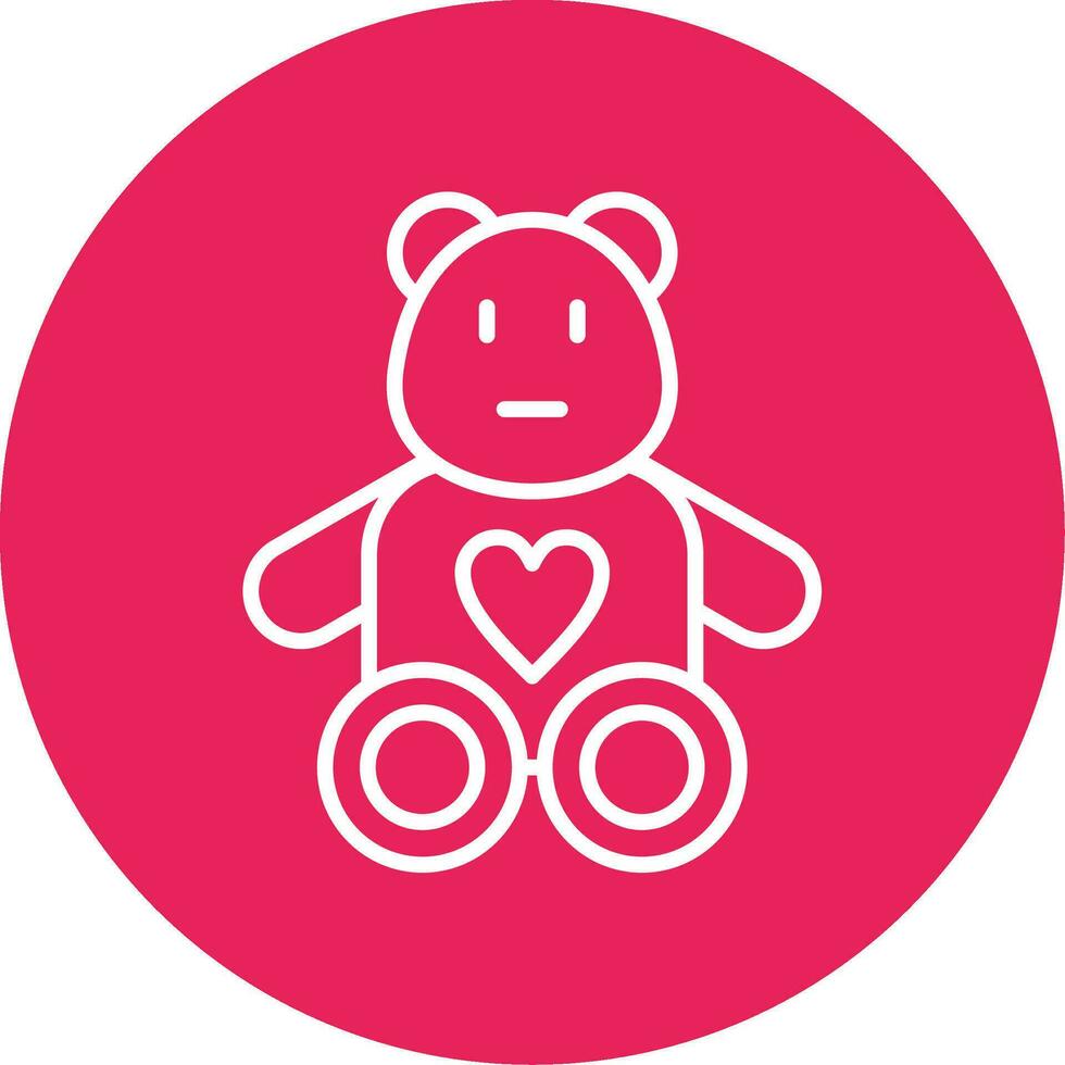 Teddy Bear Vector Icon