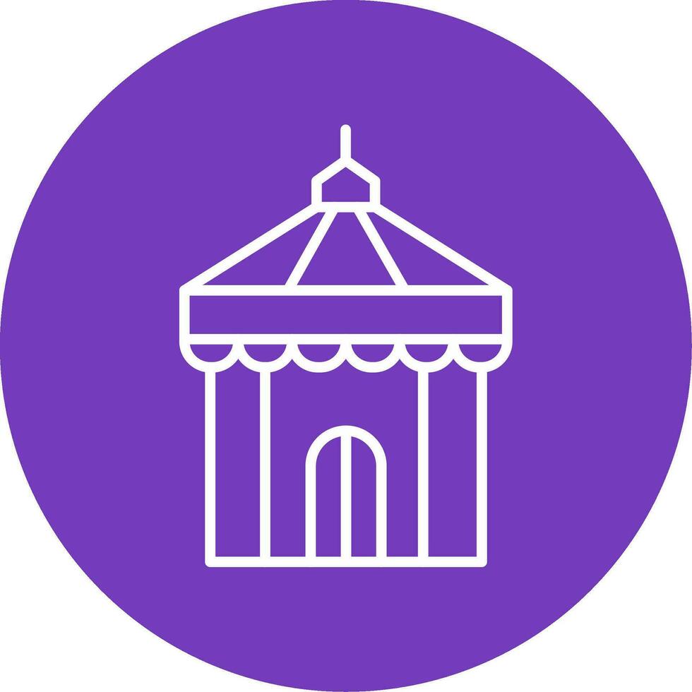 Circus Tent Vector Icon