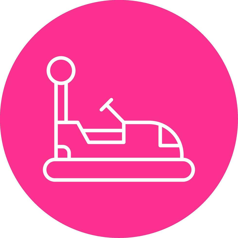 Bumper Car Vector Icon