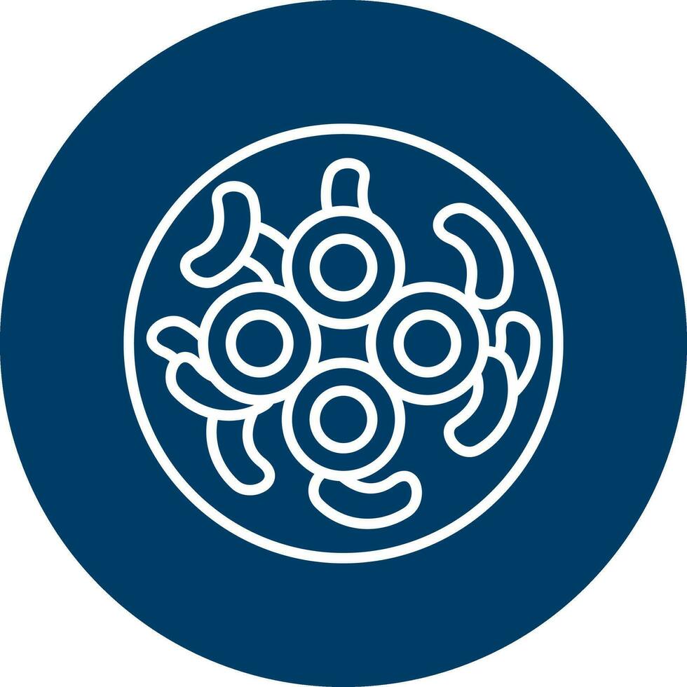 Gloeocapsa Cyanobacteria Vector Icon