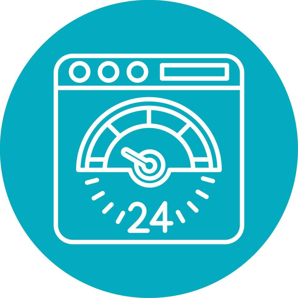 speed test Vector Icon