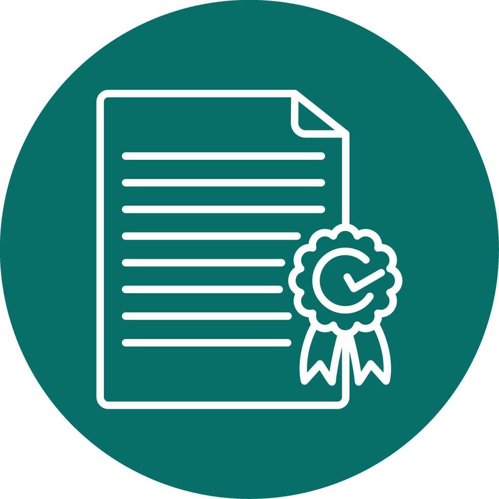 certificate Vector Icon