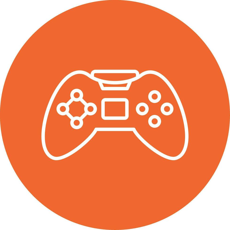 icono de vector de controlador de juego