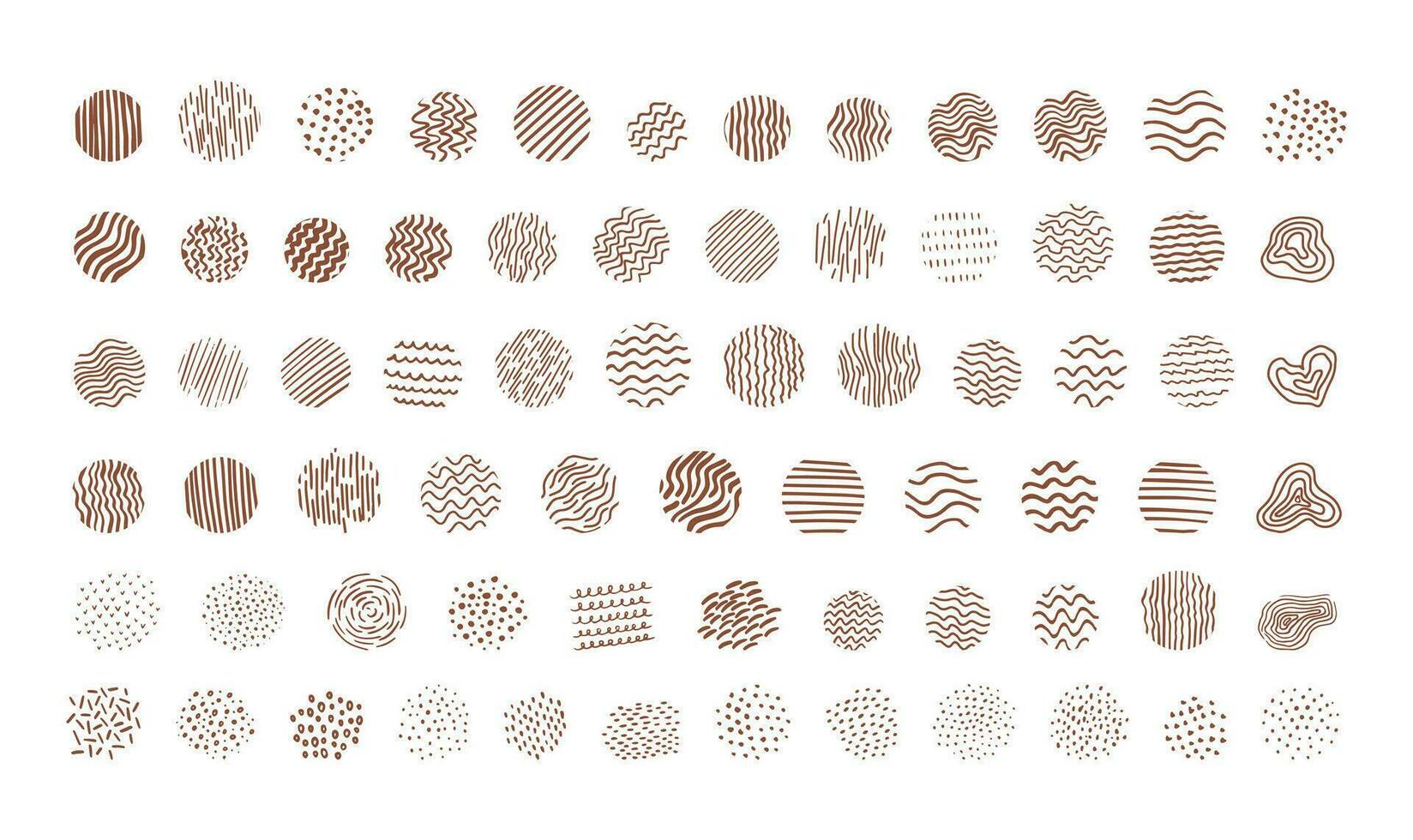 Organic vector abstract textures, waves, dots, lines, forms.