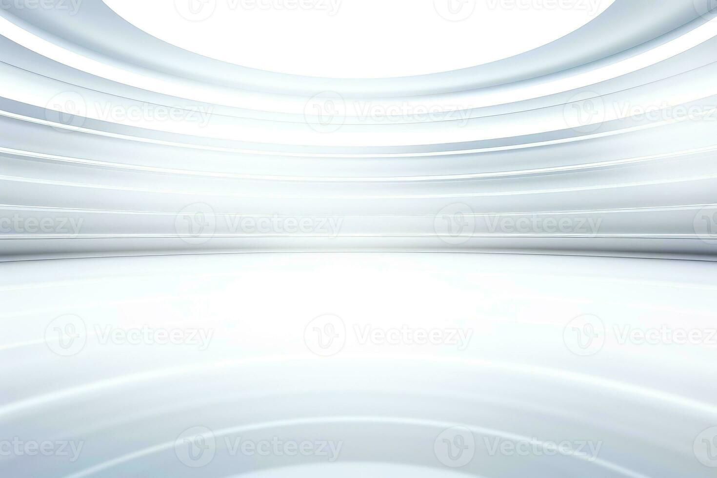 Abstract futuristic architecture background, Minimal technology white backdrop, Generative AI illustration photo