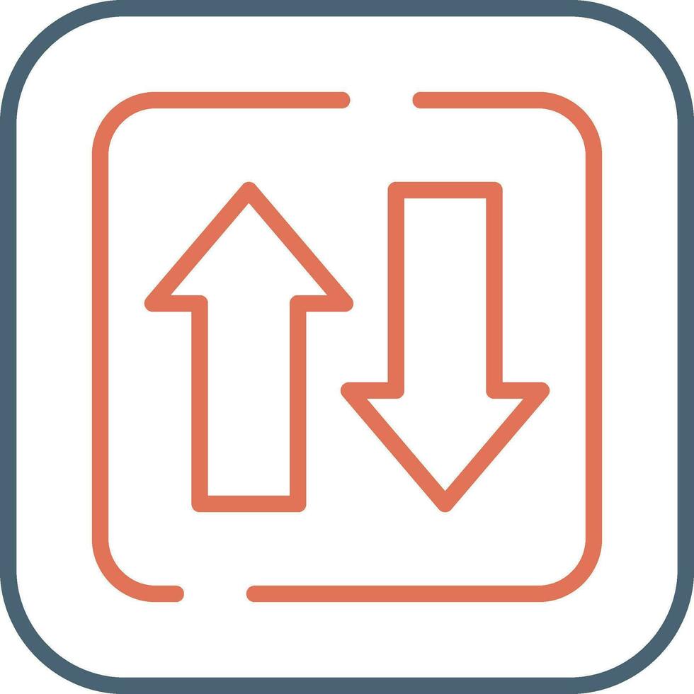 Two Ways Siign Vector Icon