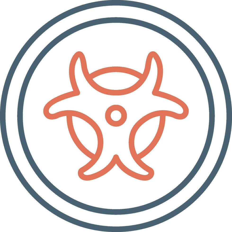 Biohazard Sign Vector Icon