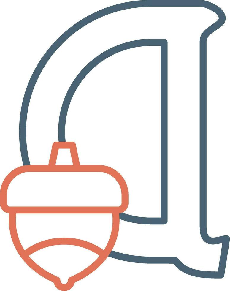 Small A Vector Icon