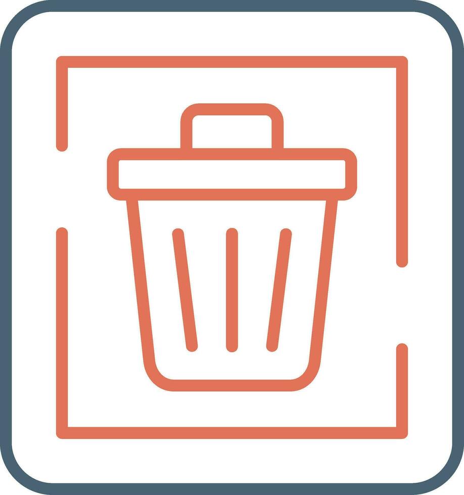 Trash Sign Vector Icon