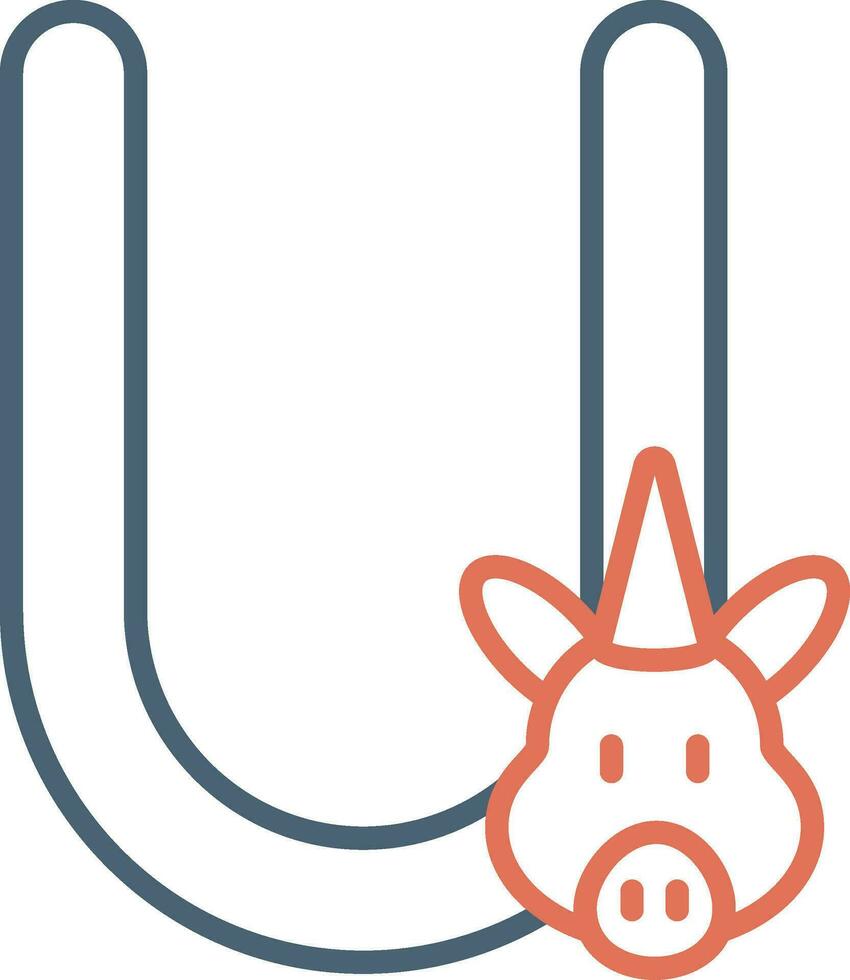 Capital U Vector Icon