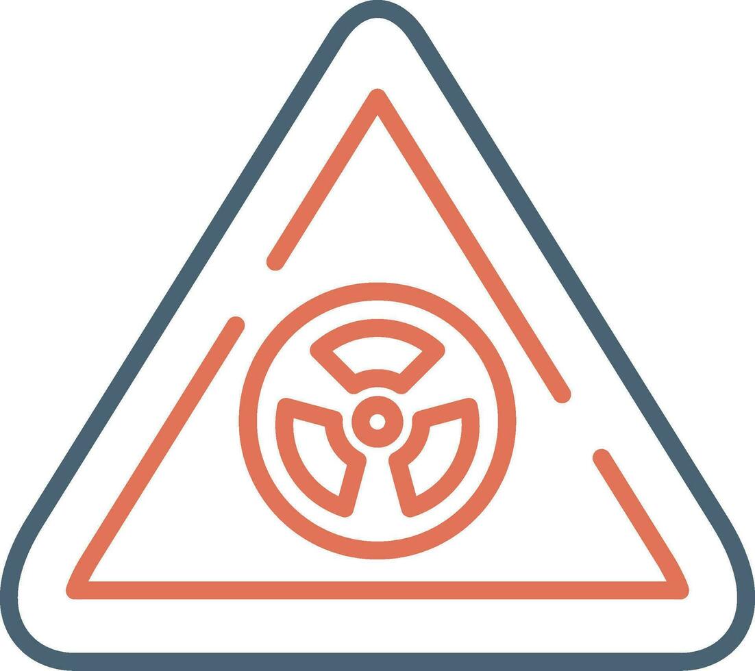 Radioactive Sign Vector Icon