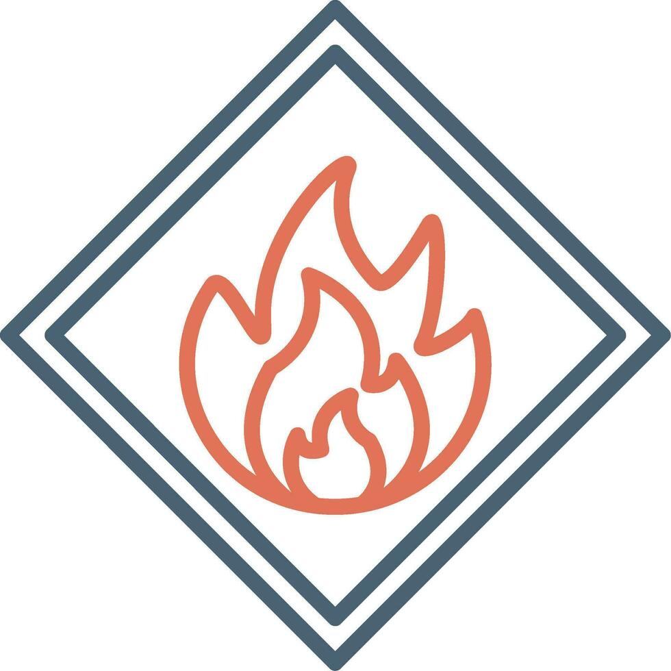 Flammable Vector Icon