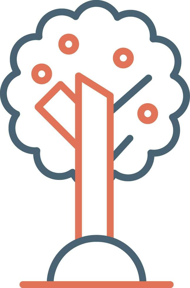 aceituna árbol vector icono