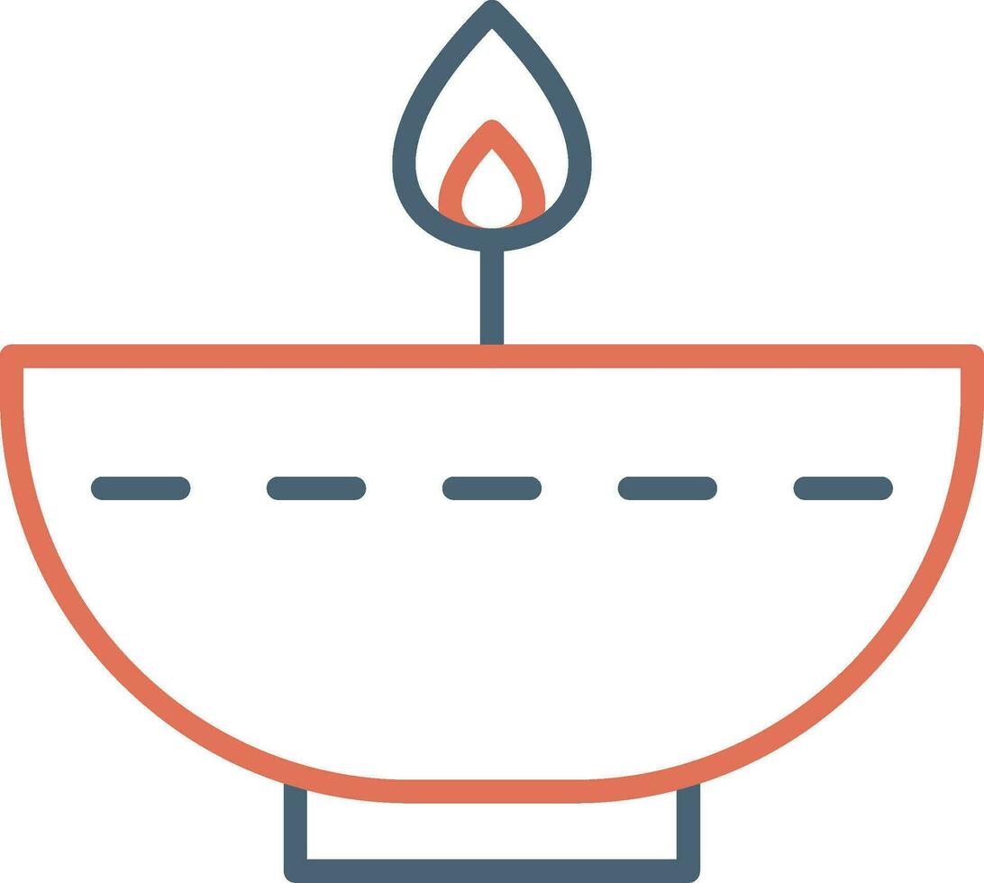 Oil Lamp Vector Icon