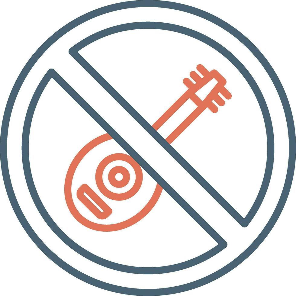 No Lute Vector Icon
