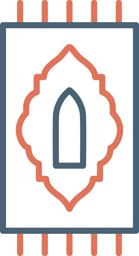 Prayer Rug Vector Icon
