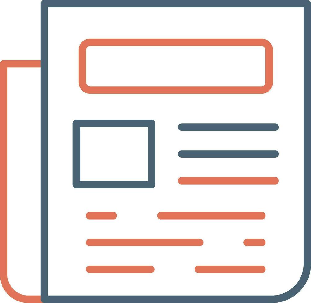 Newspaper Vector Icon