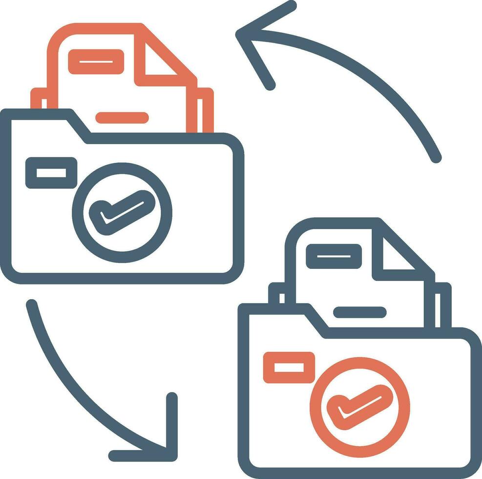 Folder Management Vector Icon