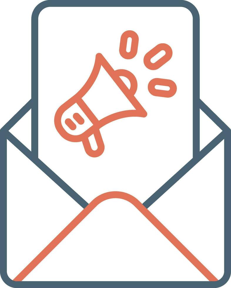 icono de vector de marketing por correo electrónico