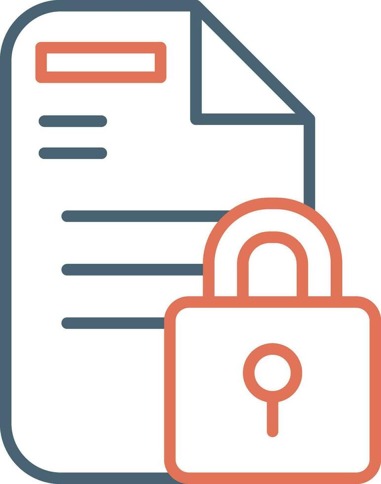 Secure Folder Vector Icon