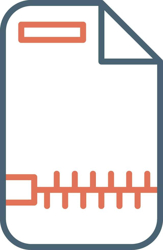 Zip File Vector Icon