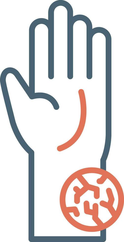 Dry Skin Vector Icon