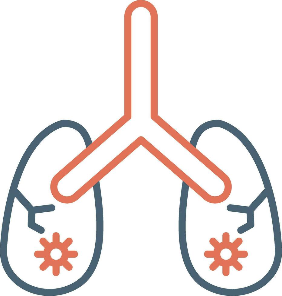 Lungs Vector Icon