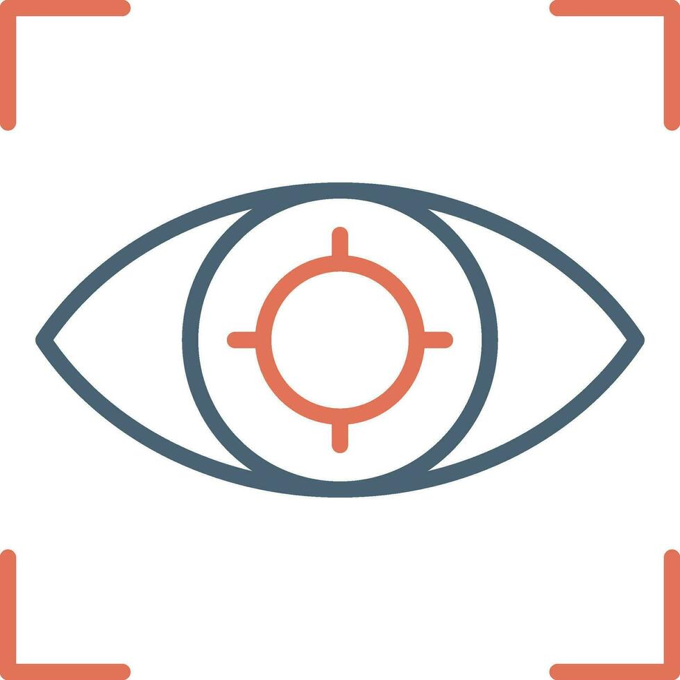 Eye Tracking Vector Icon