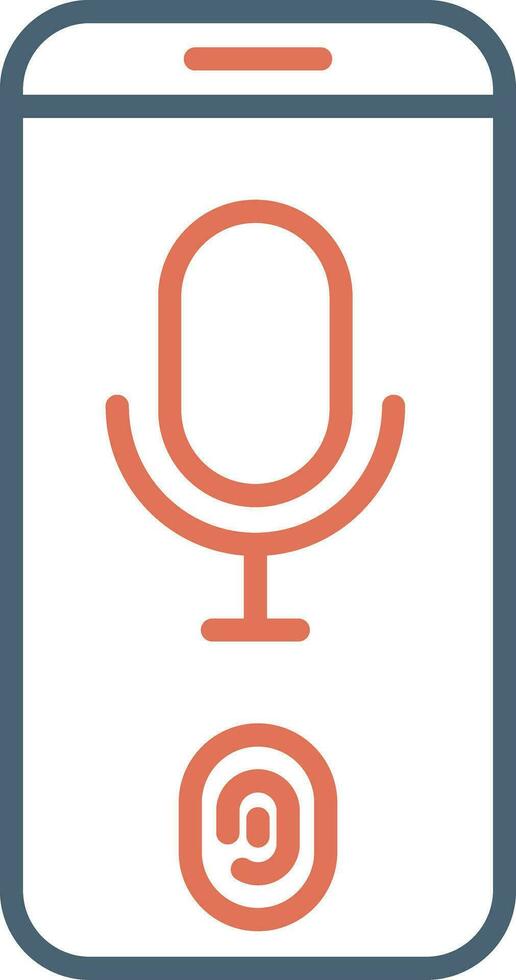 Voice Recognition Vector Icon