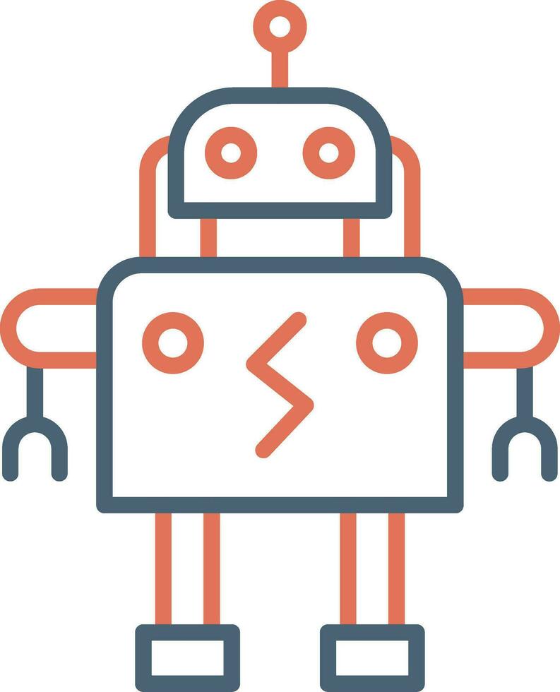 icono de vector de robot