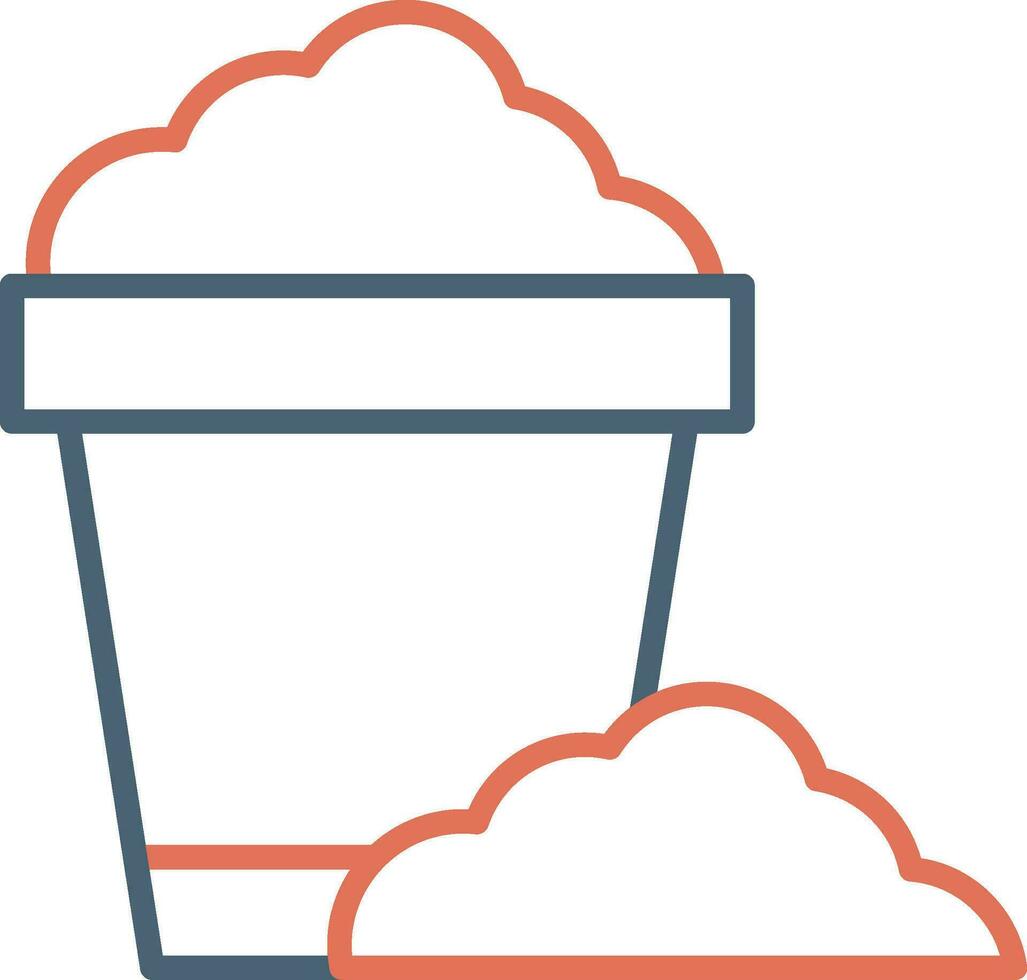 Sand Bucket Vector Icon