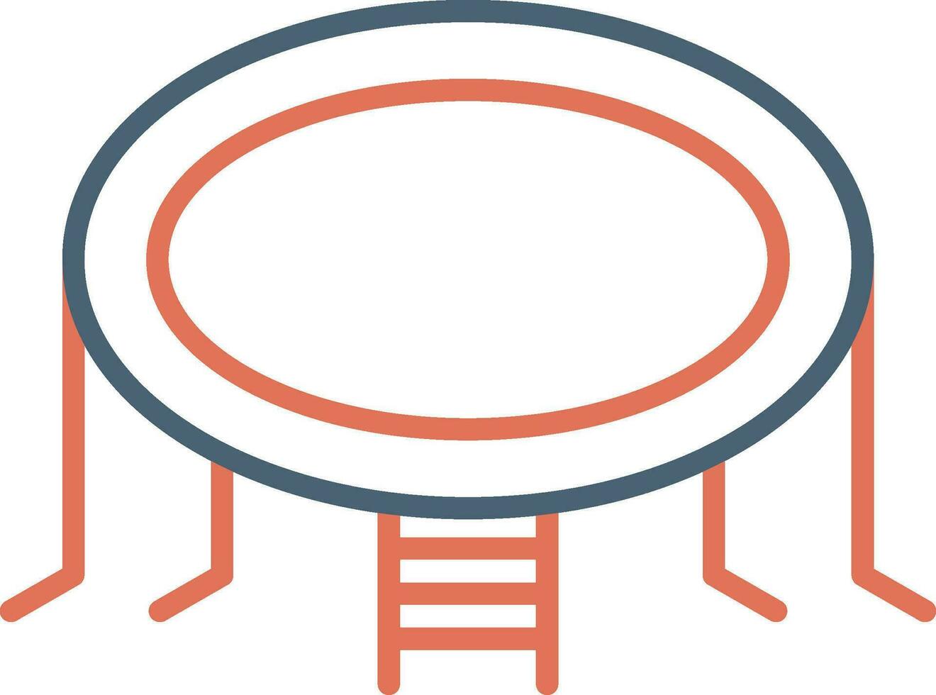 Trampoline Vector Icon