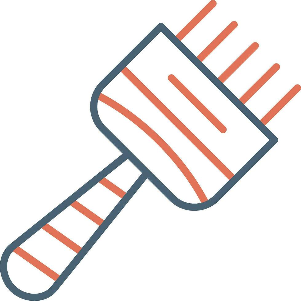 Hair Dye Brush Vector Icon