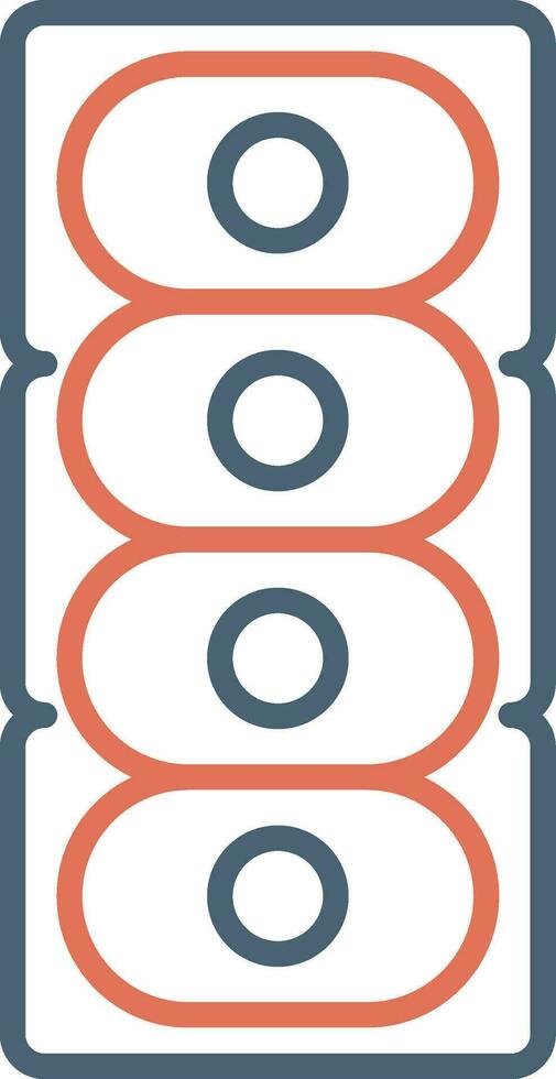 Colonial Diatom Vector Icon