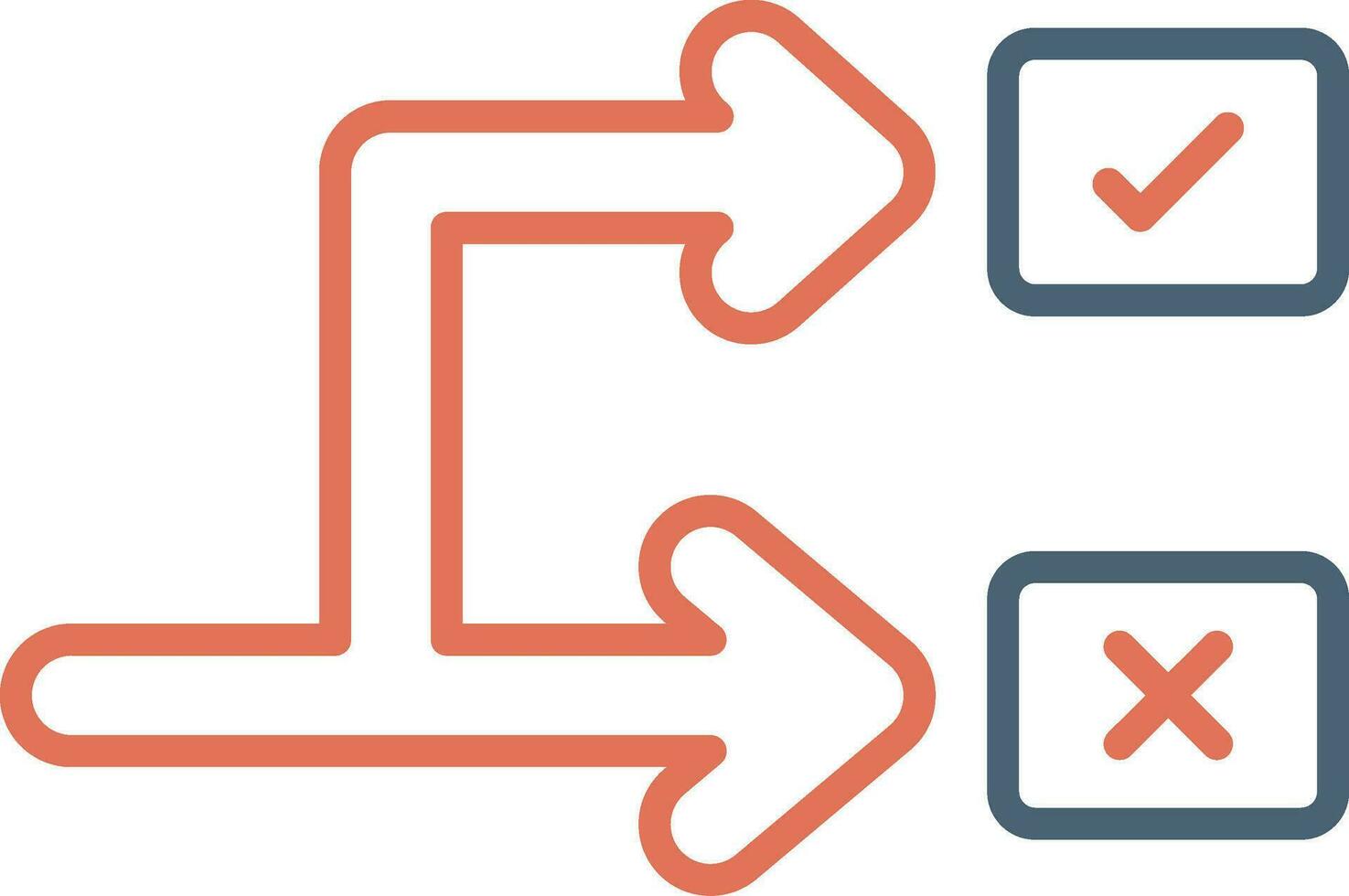 Bifurcation Vector Icon
