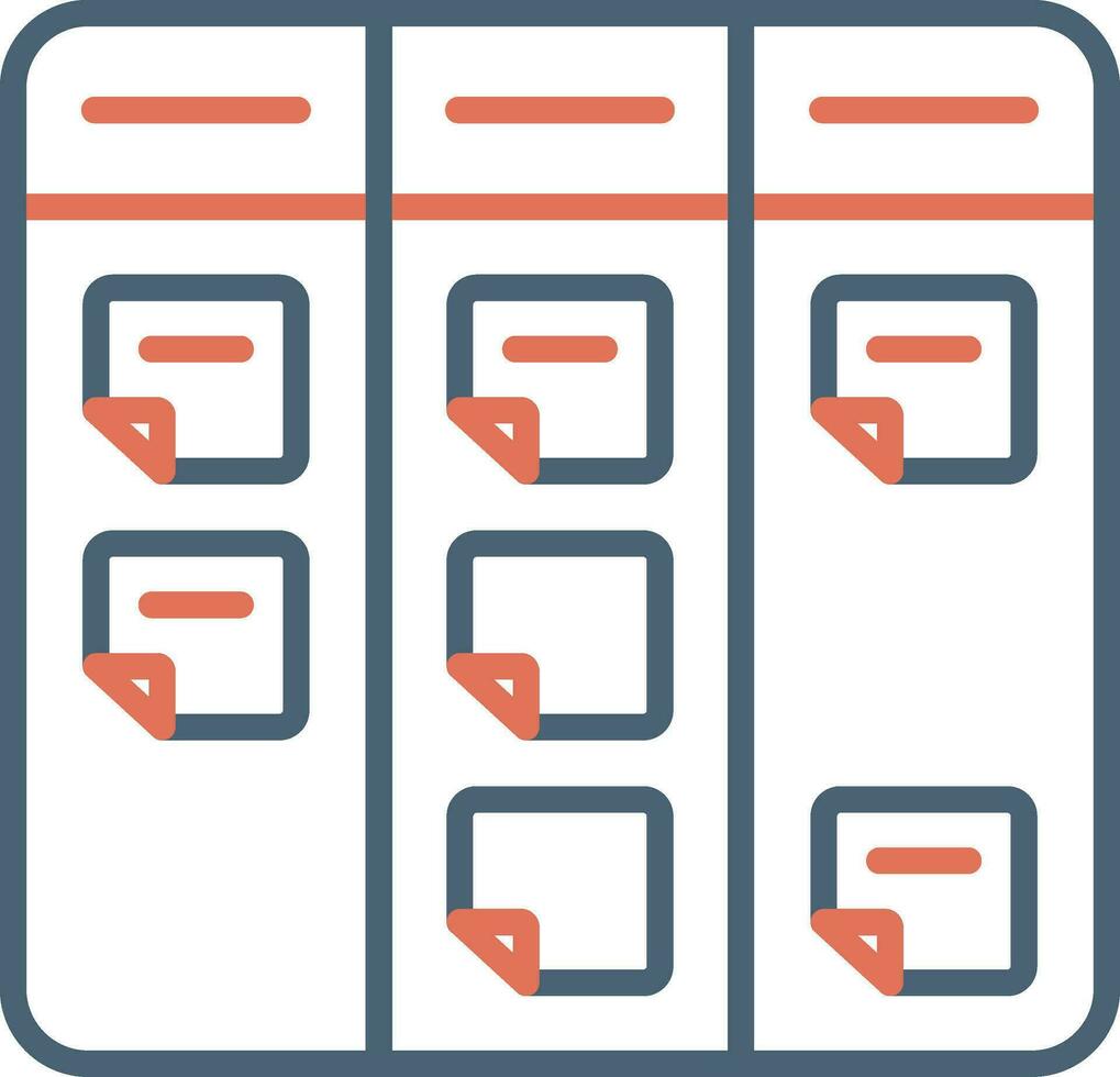 Kanban Vector Icon