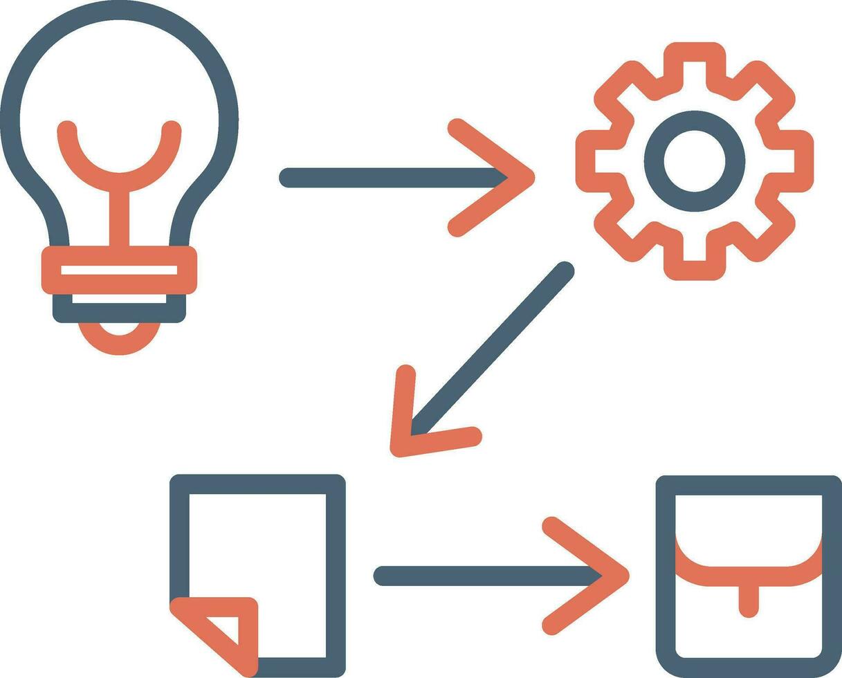 Process Vector Icon