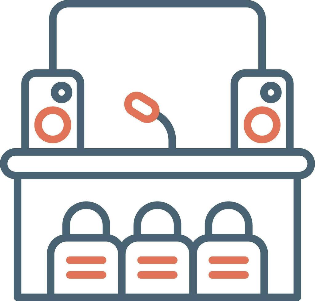 Stage Vector Icon